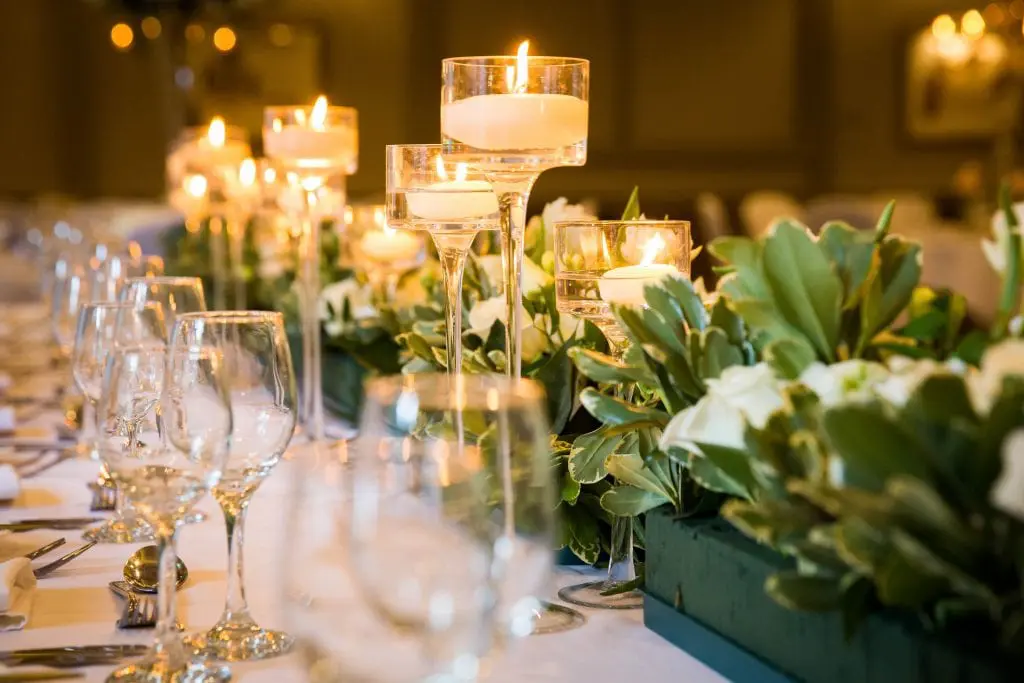 Wedding tipples to top the menu banquet table