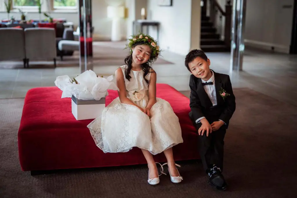 Lee & John's bridesmaid and page boy