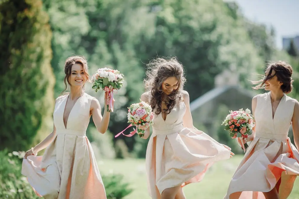 Planning Your Wedding Abroad bridesmaids