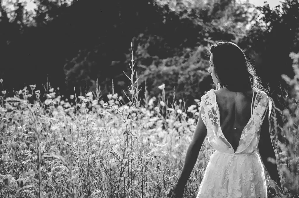 bohemian wedding dress