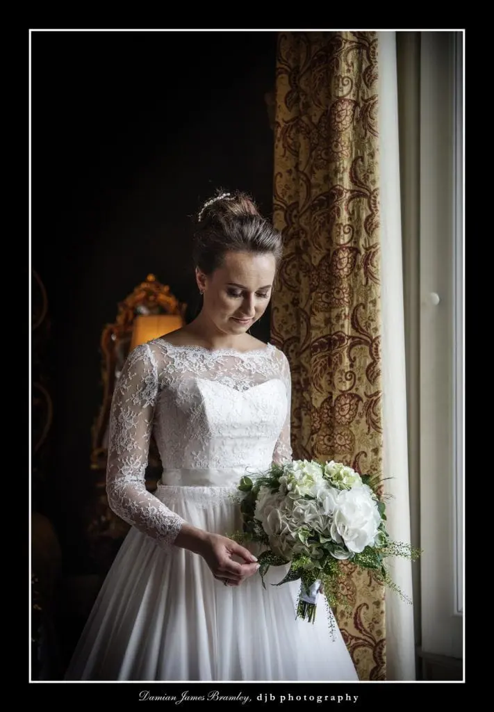 bride at Allerton Castle