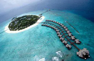 An island wedding in the middle of the ocean, planned by a wedding business.
