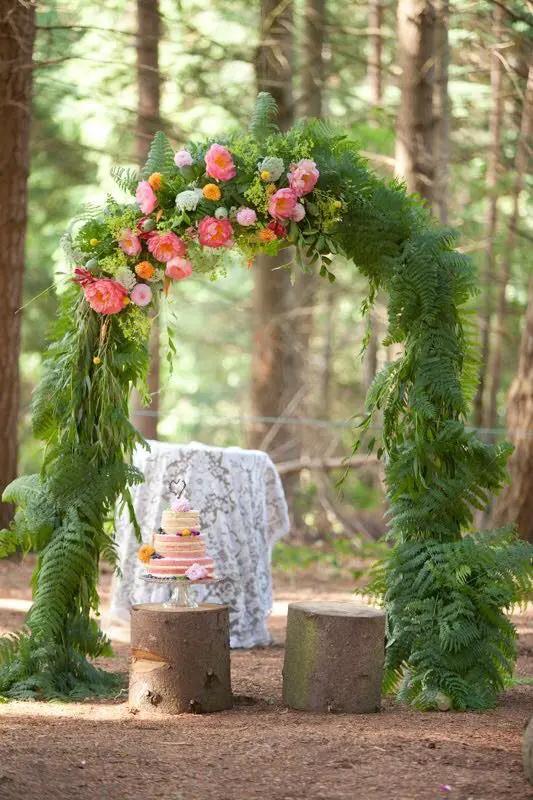 outside wedding