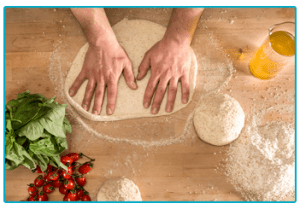 Pizza making