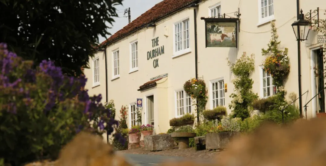 A picture of a building adorned with beautiful flowers, perfect for wedding services or wedding planning purposes.