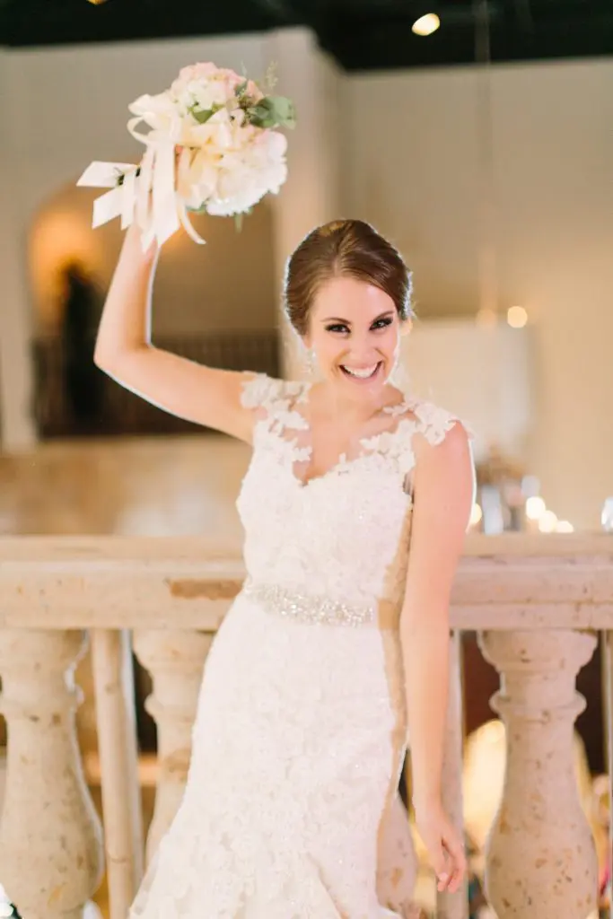 happy bride