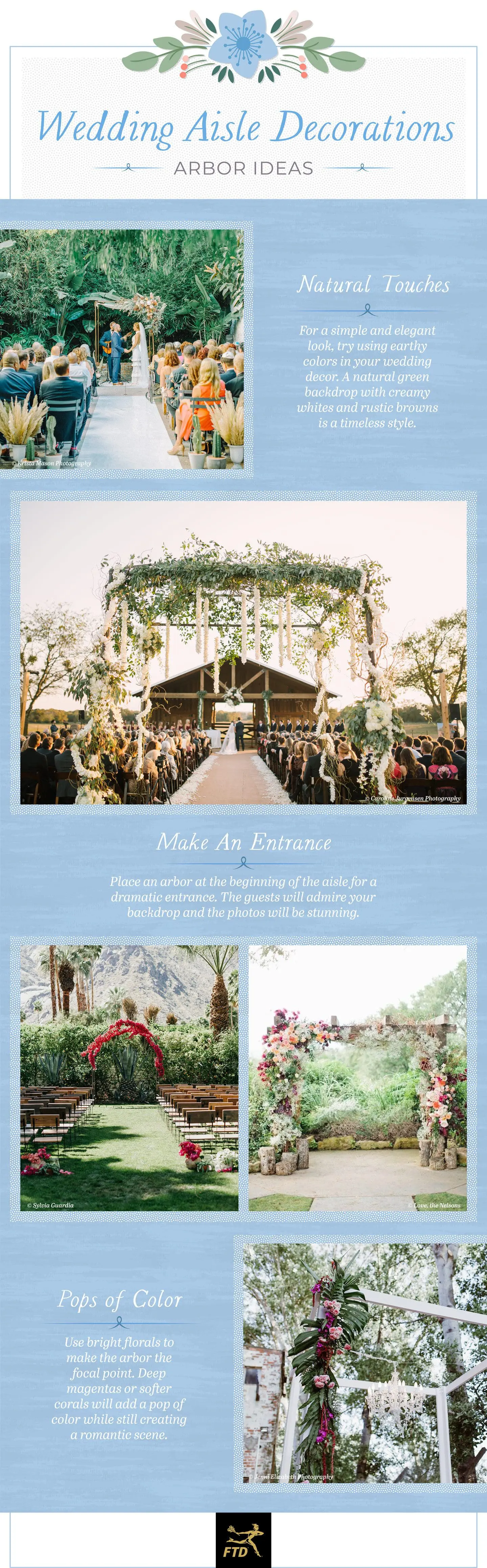 Arbor Wedding Aisle Decorations