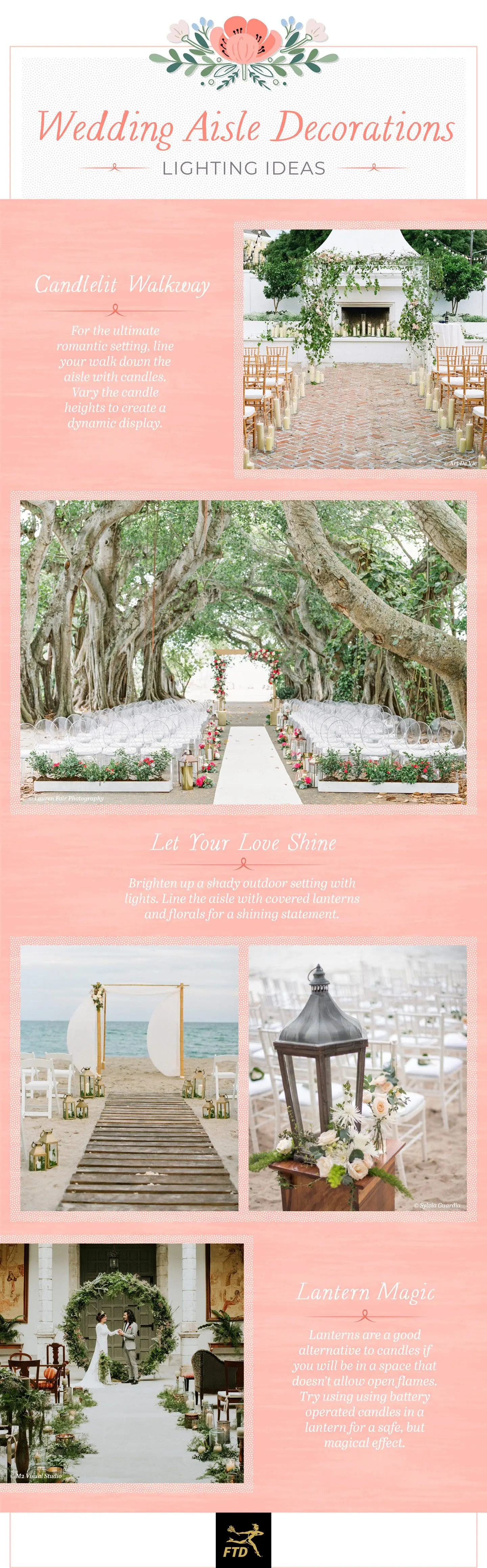 Lighting Wedding Aisle Decorations